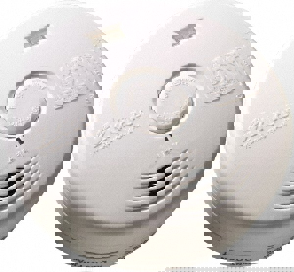 Smoke & Carbon Monoxide (CO) Alarms; Alarm Type: Smoke; Power Source: Battery; Sensor Type: Photoelectrical; Mount Type: Ceiling; Interconnectable: Non-Interconnectable; Battery Chemistry: Lithium-Ion; Maximum Decibel Rating: 85.0 dB; Maximum Operating Te